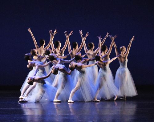 George Balanchine's Serenade. Photo by Gene Schiavone 