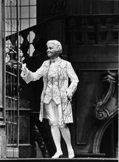 Brigitte Fassbaender as Octavian, photo James Heffernan, Metropolitan Opera-400