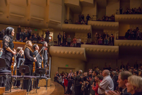 Conductor Alan Gilbert and the New York Philharmonic at Davies Hall, San Francisco (Photo: Chris Lee)