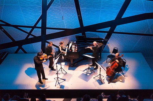 Ónix Ensamble at National Sawdust (Photo: Roey Yohai for Americas Society)