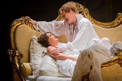 Ylva Kihlberg as The Marschallin and Helen Sherman as Octavian. Photo credit: Robert Workman.