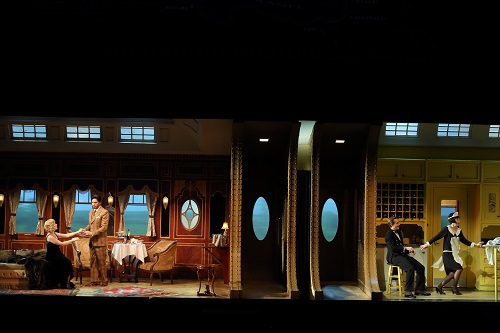 Sally Matthews, Joel Prieto, So Young Park and Brenton Ryan in The Abduction from the Seraglio (photo: Craig T. Mathew/LA Opera) 