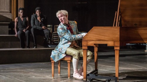 Adam Gillen as Mozart, photo by Marc Brenner