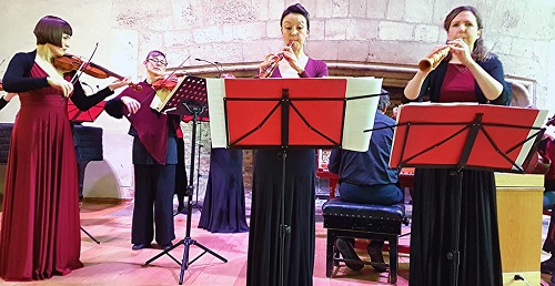Devon Baroque with Oonagh Lee and Sarah Humphrys (oboes); photo credit - Philip R Buttall.