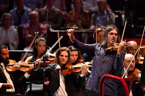 Violinist Leonidas Kavakos performs Brahms’ Violin Concerto in D major with the Filarmonica della Scala under Riccardo Chailly; photo credit - Chris Christodoulou.