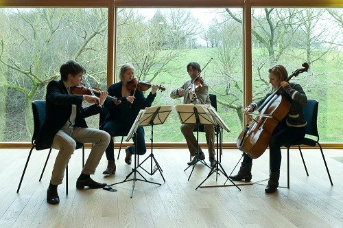 Sacconi Quartet; photo credit - Clive Barda.