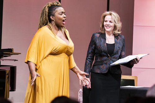 Renée Fleming Master Class with Axelle Fanyo (soprano) (c) Chris Lee